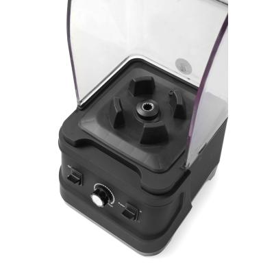 Stoní barový mixér s krytem, HENDI, 2,5L, Černá, 230V/1680W, 250x300x(H)540mm | 230688